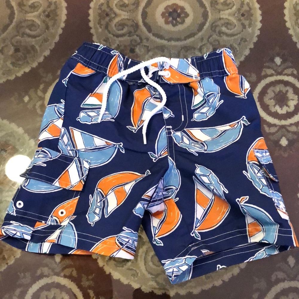 Janie and Jack boys sailboat swim bottoms